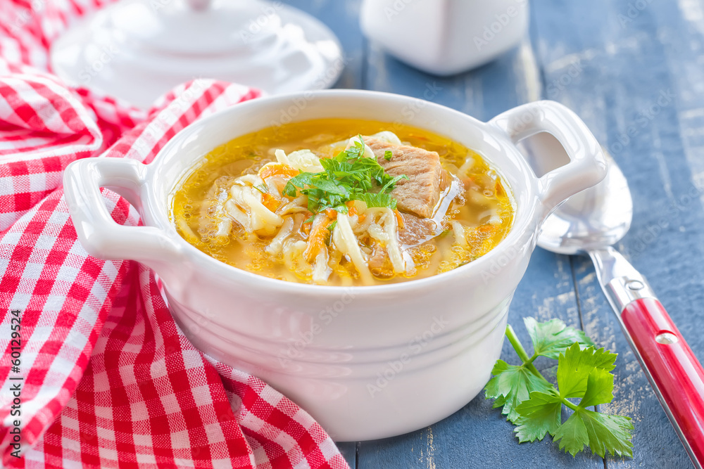 Soup with pasta Soup with pasta