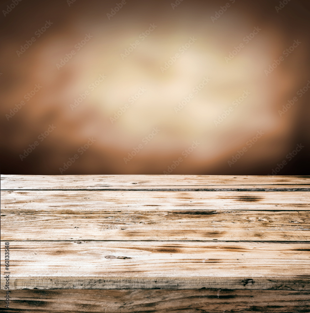 Old grunge wooden table top Old grunge wooden table top