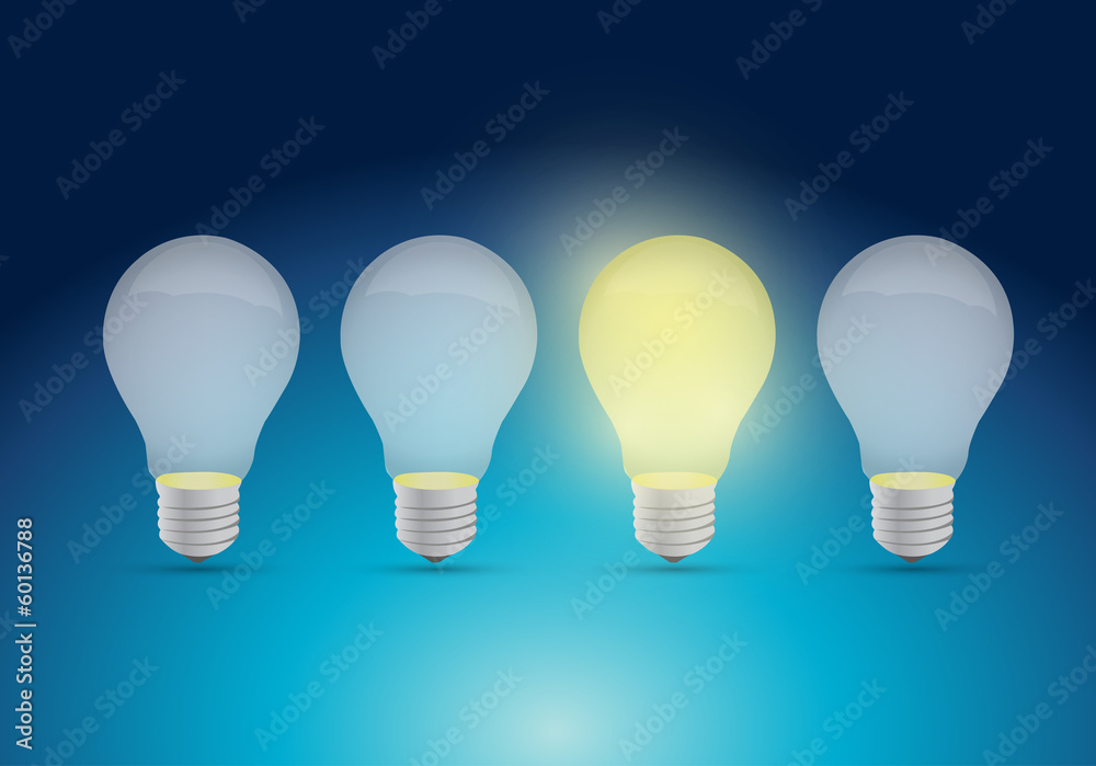 light bulb idea concept illustration design light bulb idea concept illustration design