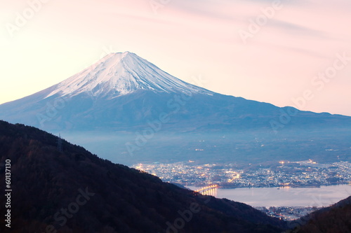 Mountain Fuji in winter © torsakarin