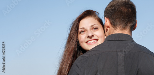 young couple outdoors