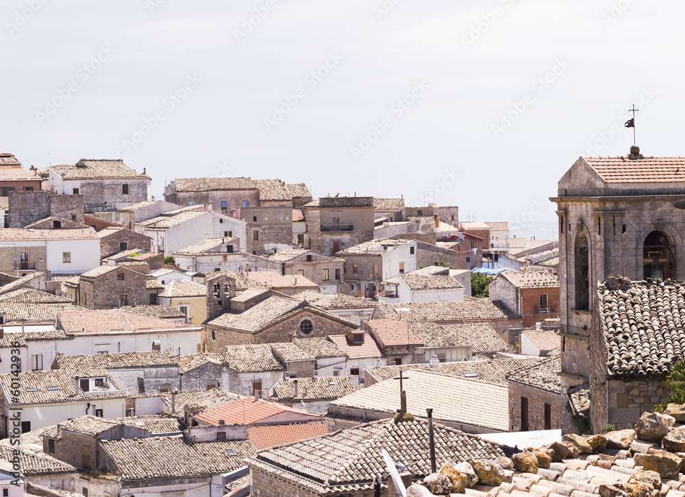 Old tiled roofs in Puglia