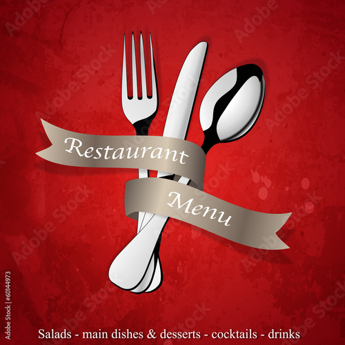 Restaurant menu