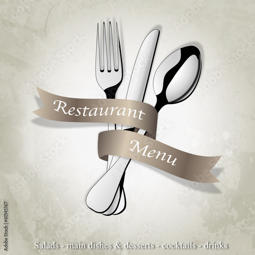 Restaurant menu