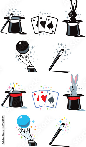 Flat Magician Icons