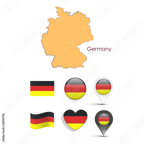 Free Download Set of Germany elements - GFXLoad