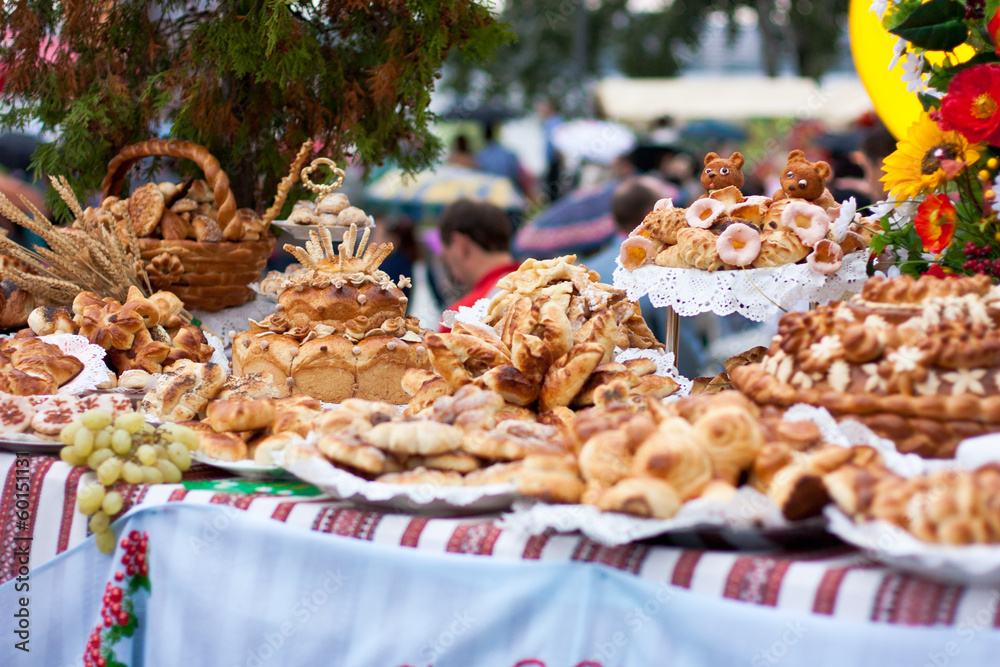 Fototapeta premium Ukrainian national wedding sweets