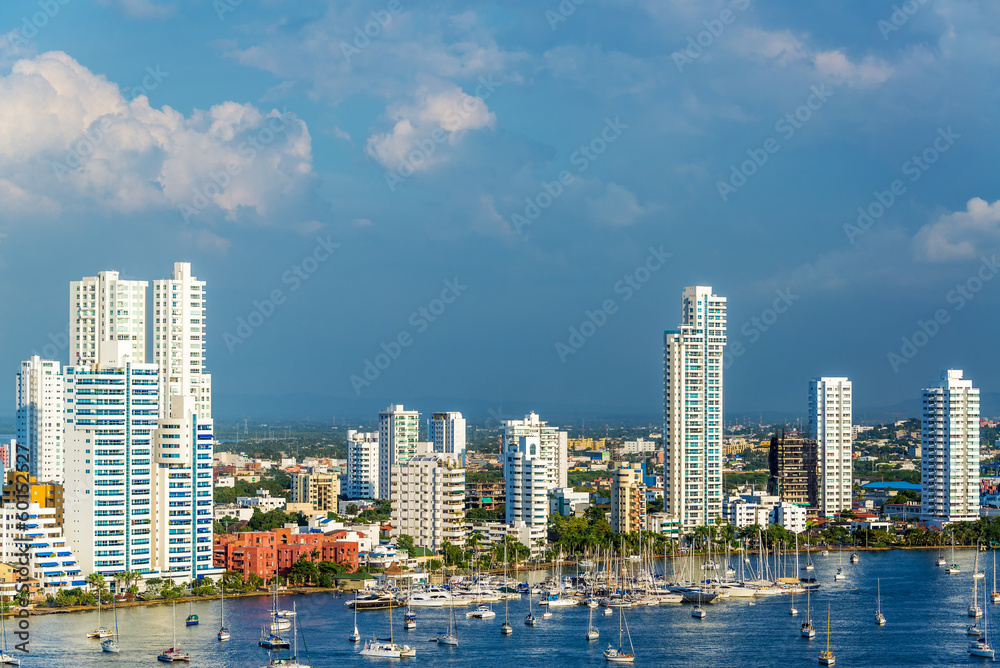 Yachts and Modern Cartagena
