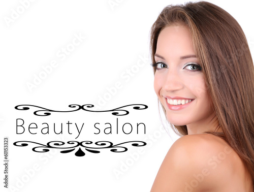 Beautiful girl with gentle ...