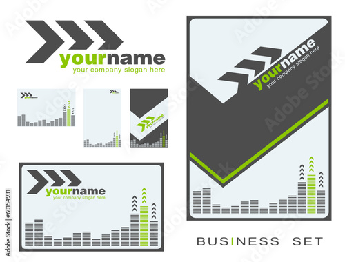 business_vector_set_grau