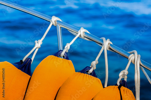 Quadro em tela Boat fenders