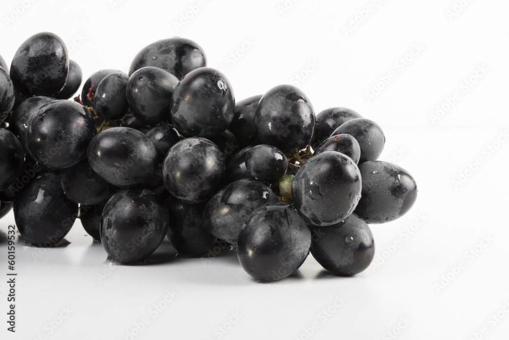 grapes on the white background grapes on the white background
