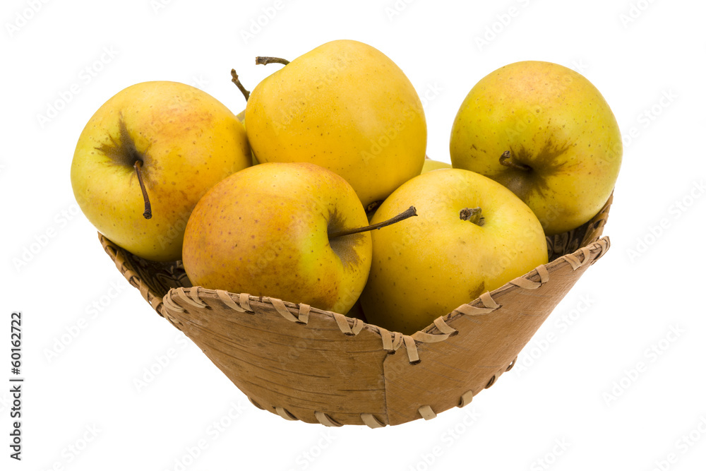 Yellow bright apple Yellow bright apple