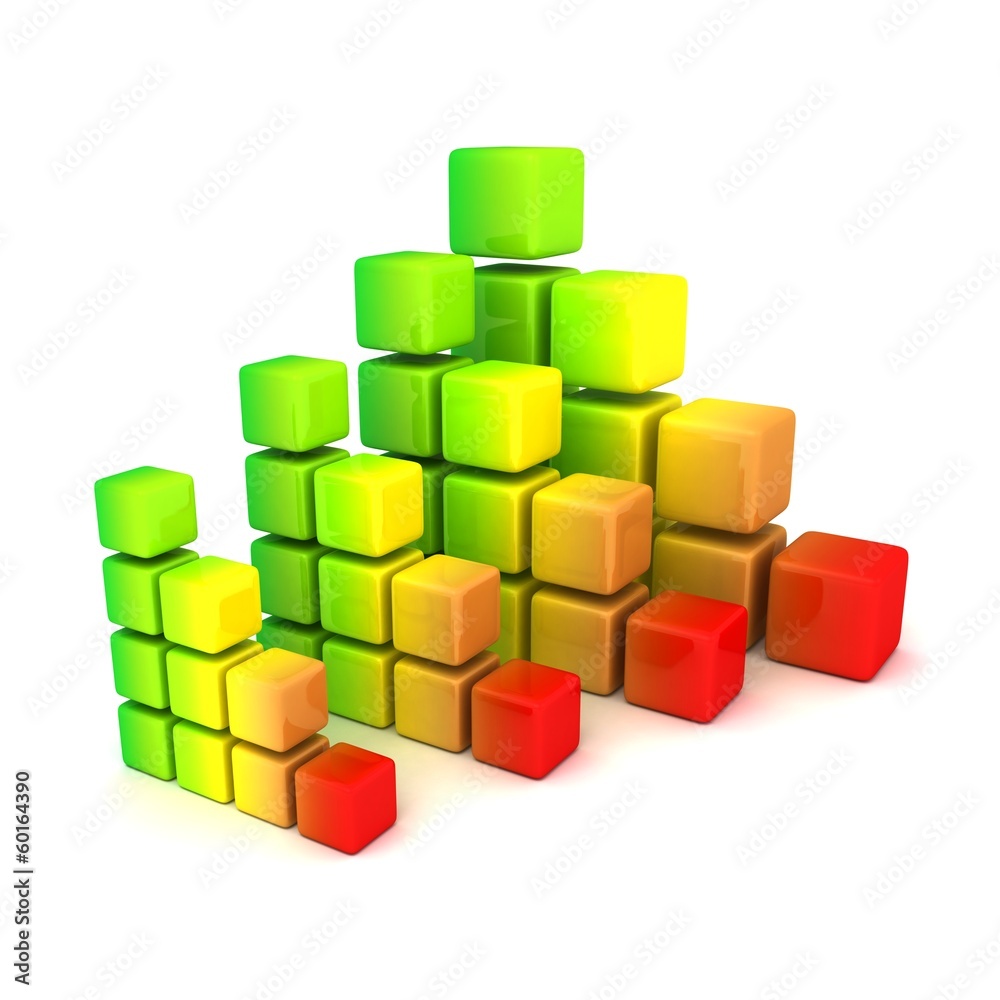 colorful business bar graph of energy efficiency colorful business bar graph of energy efficiency