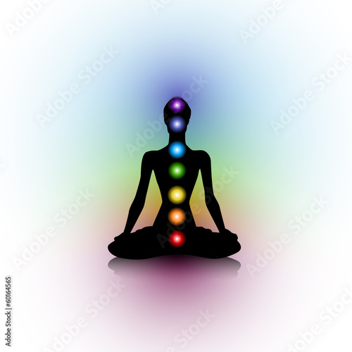 Yoga silhouette