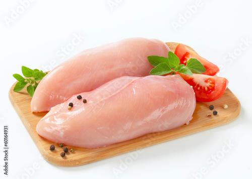 Fotografia Raw chicken breast fillets