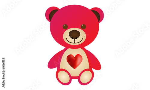Red Love Teddy Bear