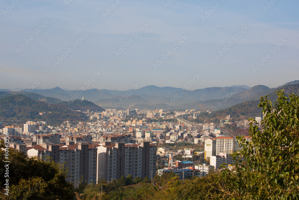 Fototapeta premium Jinhae im Herbst