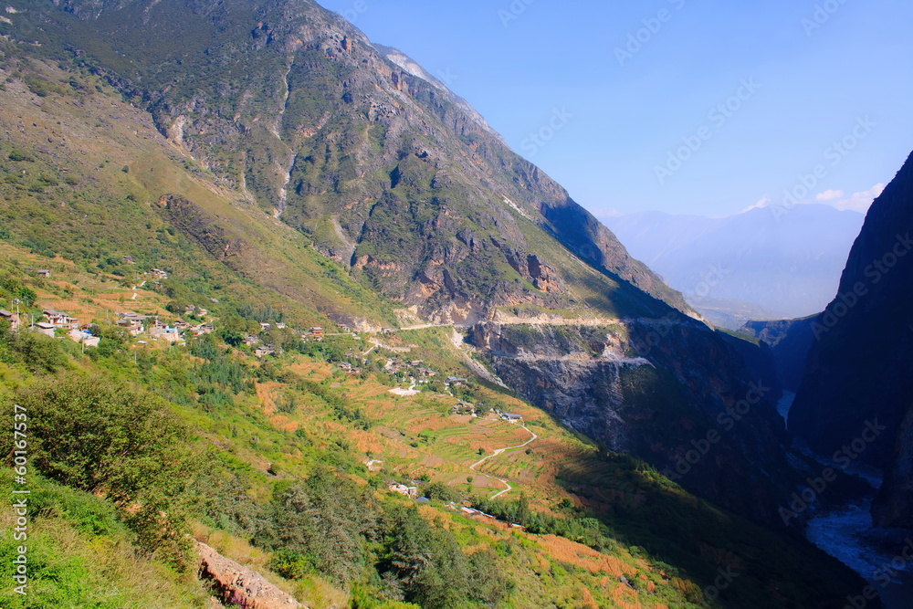 Tiger leaping gorge. Tibet. China. Tiger leaping gorge. Tibet. China.