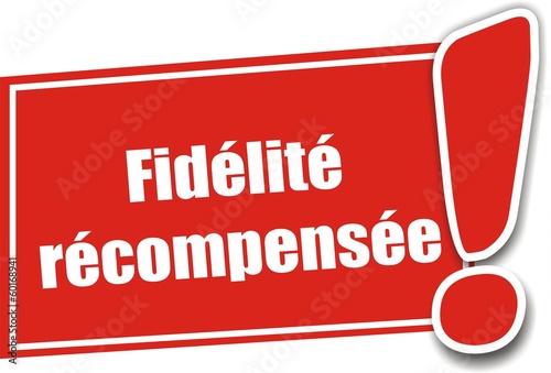 étiquette fidélité récompensée