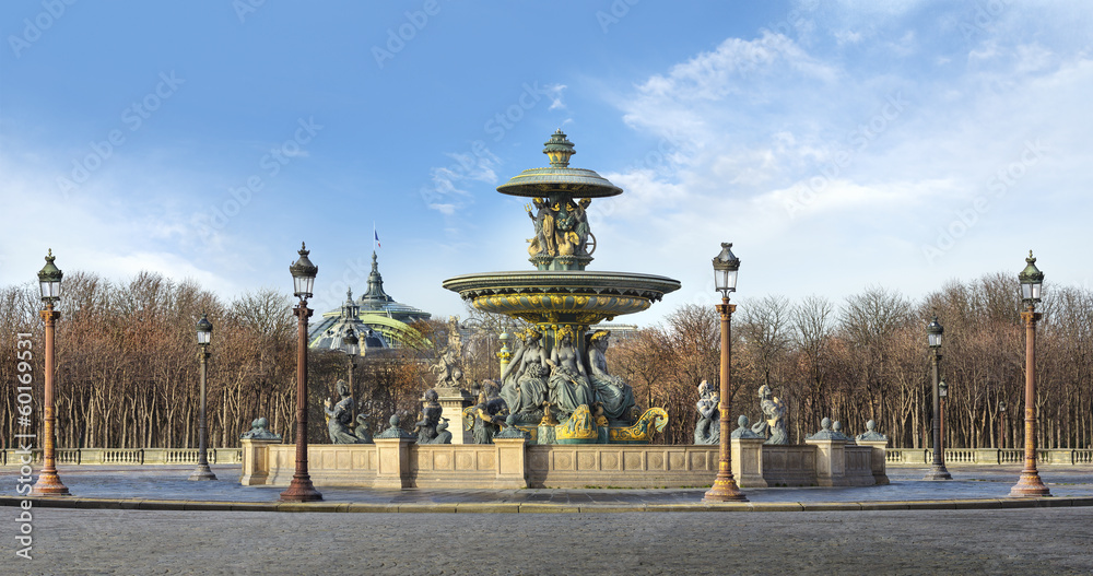 Fontaine Place de la concorde Paris