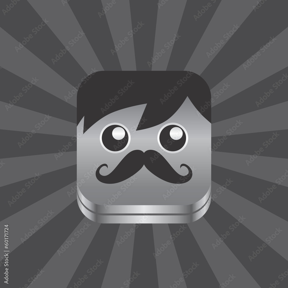 silver plate portrait avatar picture silver plate portrait avatar picture