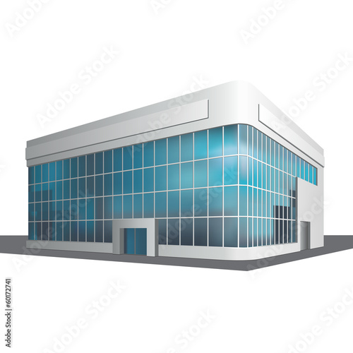 separately standing office building, business center