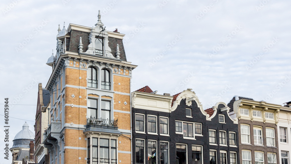 Fototapeta premium Dutch architecture in Amsterdam