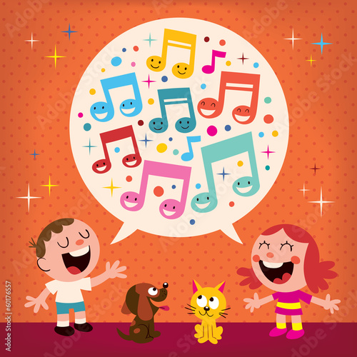Kids singing