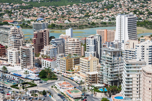 Obraz na płótnie Mediterranean Resort Calpe, Spain w salonie