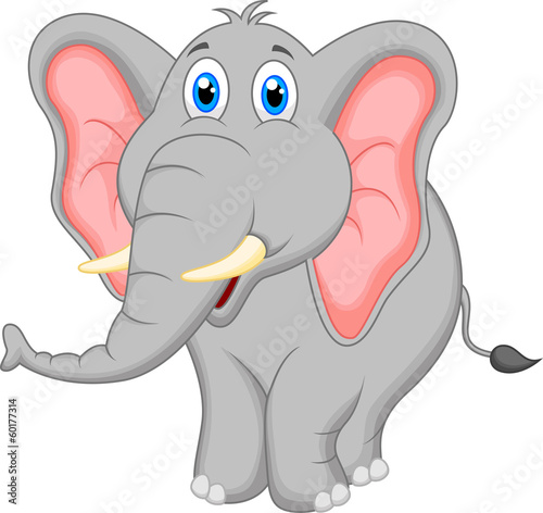 Cute elephant cartoon