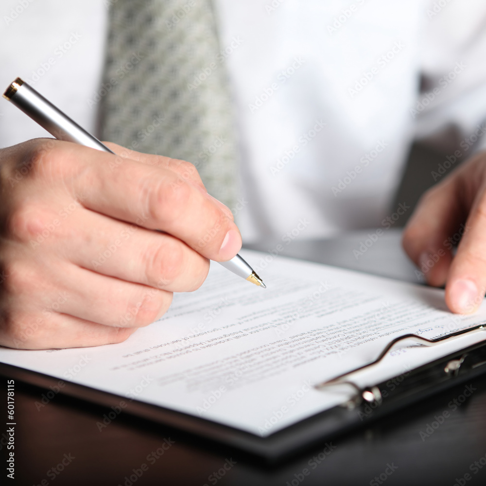 signing finance contract signing finance contract