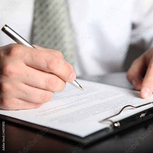 signing finance contract
