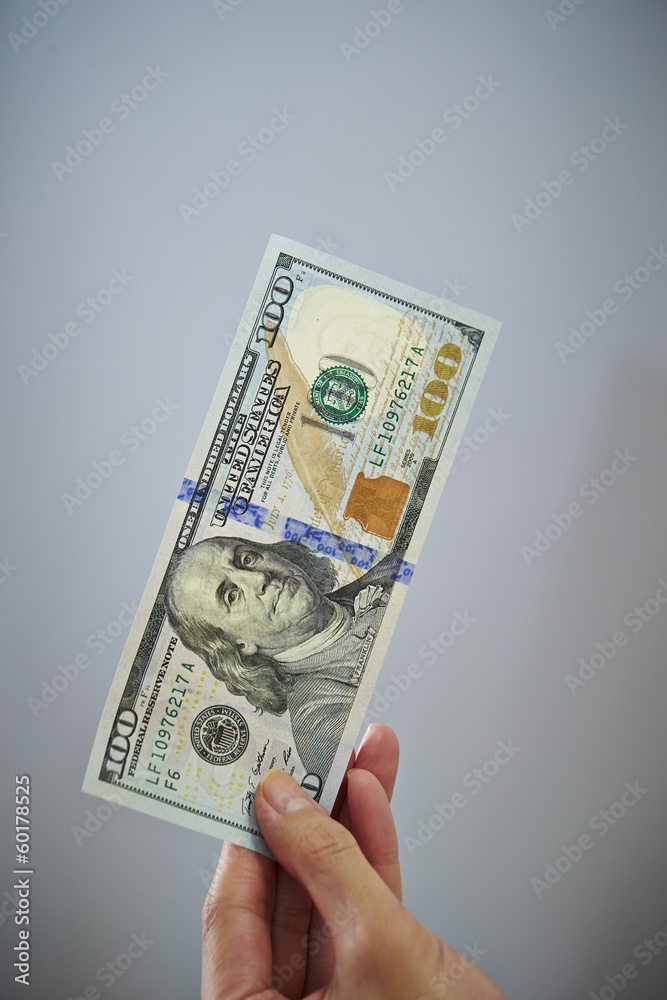 Stacks of new 100 us dollar banknotes Stacks of new 100 us dollar banknotes