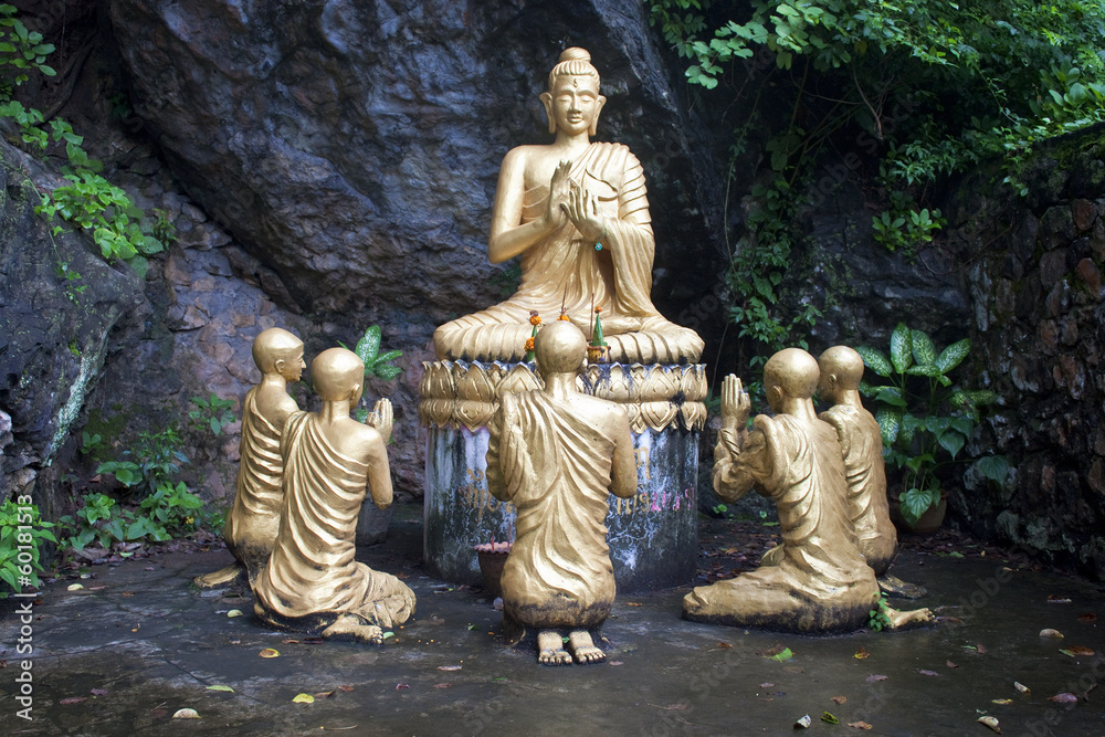 Buddha statues in Luang Prabang, Laos