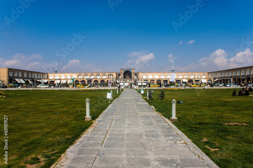 Imam square in Isfahan, Iran. 