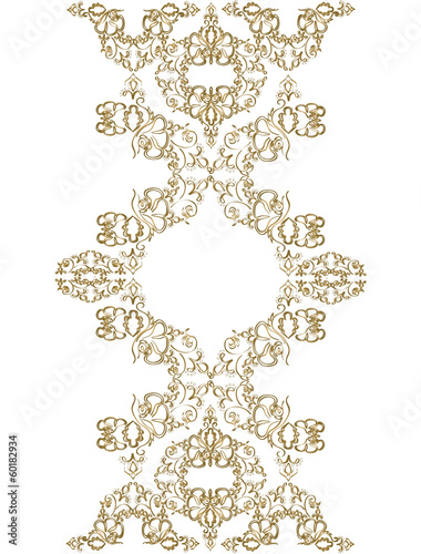 vintage seamless pattern with Victorian motif