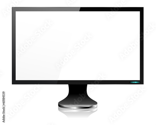 LCD Computer Monitor Screen in Black