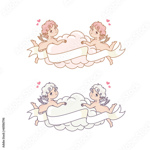angels in love on a cloud