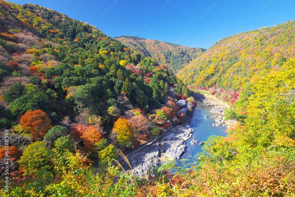 秋の嵐山