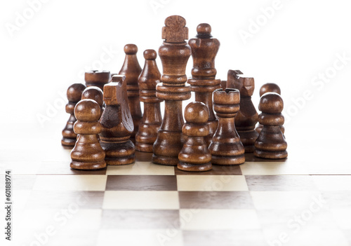 複数のチェス駒