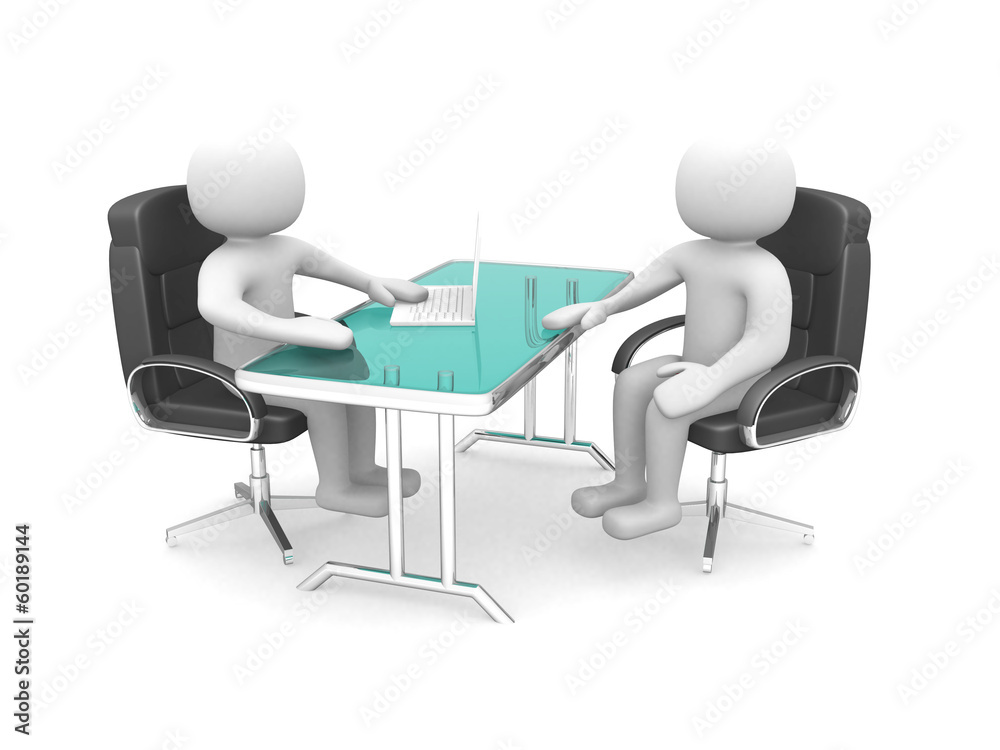 office consultation. Isolated over white background office consultation. Isolated over white background