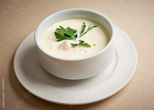  Norwegian soup with salmon