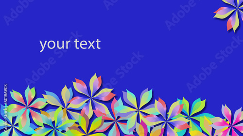 Colored abstract pattern of elements retro background