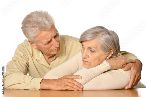 Portrait of an elder couple
