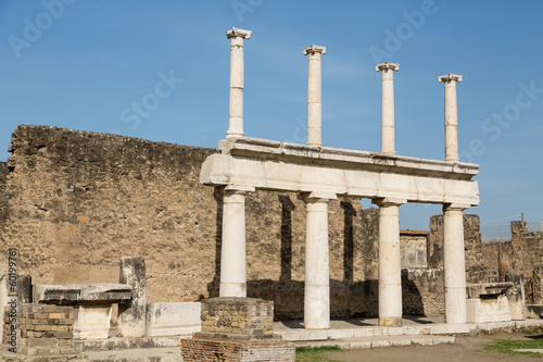 Two Story Columns in Pompeii