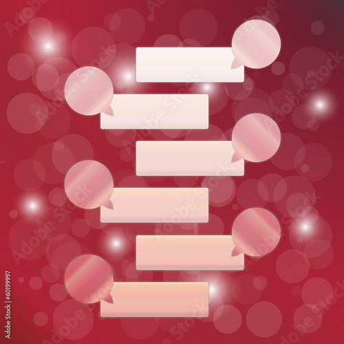 background with blank paper blocks