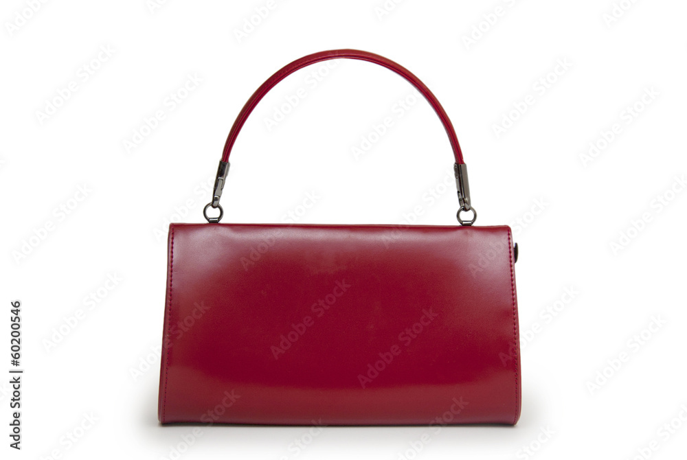 Elegant woman bag on white Elegant woman bag on white