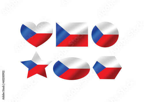 National flag of Czech Republic themes idea