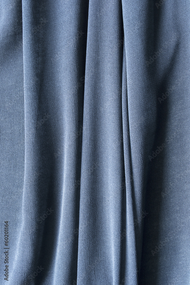 Fototapeta premium Blue curtain